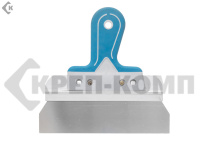 Шпатель 350 мм, фасадный прямой, двухкомпонентная литая рукоятка,нержав. сталь 0,6мм, (1 шт.)