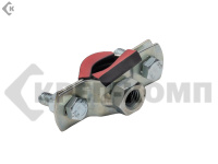 Хомут трубный высокой нагрузки  Т 1/2 ≈20-24 М12 (1 шт)