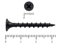 Саморез черный по дереву усиленный 3,5х32 KENNER (1,5кг/900)