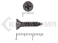 Саморез потай нержавейка PH DIN 7982 А2, универсал 4,8х16 (1000 шт.)