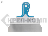 Шпатель 300 мм, фасадный прямой, двухкомпонентная литая рукоятка,нержав.сталь 0,6мм, (1 шт.)