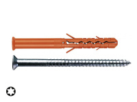 Дюбель фасадный MBR-S потай PZ3 10х120 (50 шт), цинк