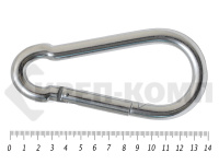 Карабин пожарный цинк DIN 5299 м12 (15шт)