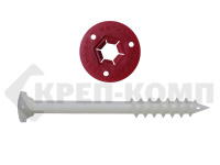 Анкер шуруп для газобетона 12/18х 170 в комплекте рондоль, BeFast (50 шт.)