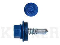 Саморез кровельный 5,5х19 RAL5005, насыщенный синий Kn KENNER (300шт) Фасовка