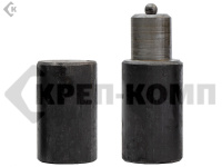 Петли гаражные диам.42 мм, 140 мм, комплект 2 штуки (шт.) Распродажа