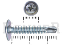 Саморез с прессшайбой сверло, усиленный Kn KENNER 4,2х25 (15кг/6450) 