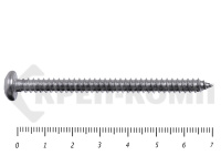 Саморез с полукруглой головкой НЕРЖАВЕЙКА DIN7981 А2 5,5х70 (200шт)