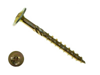 Саморезы с прессшайбой Torx, по дереву, желтый цинк  6.0х 60 мм ПРОФИ HIMTEX (100 шт)