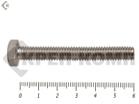 Болты с полной резьбой, нержавеющие DIN933 А2 5х 60 (200шт)