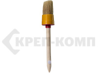 Кисть круглая №10, диаметр 40 мм, пластиковая оправка (1 шт.)