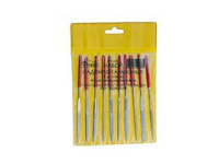 Набор алмазных надфилей, 5 предметов, 3 x 140 х 50 мм, рукоятки ПВХ Hobbi/Remocolor (уп.)