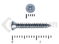Саморез потай цинк DIN 7982 2,2х 16 МОСКРЕП (1000 шт.)