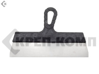 Шпатель 300 мм, фасадный прямой, пластиковая рукоятка, нержавеющая сталь 0,45мм (1 шт.)