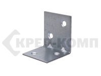 Крепёжный уголок мебельный KUM-30х30х30х1.5мм Гор.цинк. (50шт)