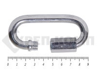 Карабин винтовой цинк м10 (2шт)