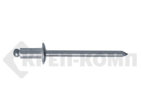 Заклепка вытяжная AL/AL 4,0x8 МОСКРЕП (1000шт)