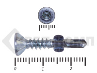 Саморезы Конструкционные, потай Torx, цинк с нарез. ушками на наконечнике 4.2х25 (1000 шт)