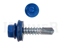 Саморез кровельный 5,5х25 RAL5010, синий Kn KENNER (250шт) Фасовка