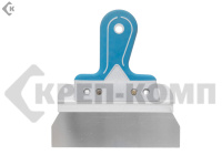 Шпатель 250 мм, фасадный прямой,двухкомпонентная литая рукоятка,нержав. сталь 0,6мм (1шт.)