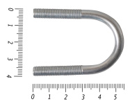 Болт оц. U-образный UBZ 3/4 M8 без гайки (50шт)