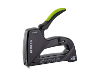 Степлер скобозабивной ТИП №53,№140,(гвозди,штифты 14 мм) 6 в1,пластиков корпус,195х35х155мм"Miles"