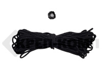 Веревка 4 мм вязаная ПП (с/с) ЧЕРНАЯ (25м)