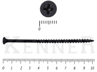 Саморез черный по дереву усиленный Kn KENNER 4,8х102 (10кг/1200)