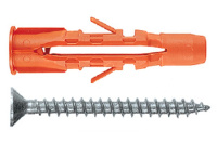 Дюбель 6х45/3,5х55 MU-S, многофункциональный с шурупом-потай (50 шт) Распродажа