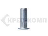 Заклепка резьбовая, Белый цинк М3 L14,5 с плоским бортом, закрытая МОСКРЕП (100 шт.)