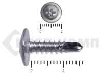 Саморез с прессшайбой сверло, Нержавейка А2 4,2х16 (1000шт)