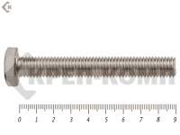 Болты с полной резьбой, нержавеющие DIN933 А2 12х 90 (25шт)
