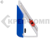 Нож "SANTOOL" 18мм с выдвижным лезвием для подрезания обоев с линейкой и регулятором угла(1шт)Распр