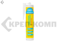 Герметик силиконовый санитарный, Бесцветный РЕМОНТ НА 100% S, 260ml (1шт)