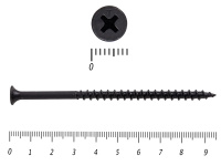Саморез черный по дереву усиленный 4,8х 95 KENNER (1кг/120)