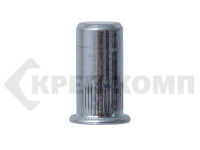 Заклепка резьбовая, Белый цинк М8 L21,5 с плоским бортом, закрытая МОСКРЕП (50 шт.)