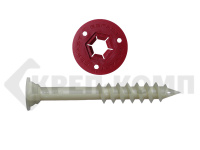 Анкер шуруп для газобетона 12/18х130 в комплекте рондоль, BeFast (60 шт.)