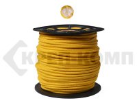 Веревка 10 мм, полипропиленовая плетеная, желтая (200 м) 