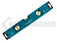 Уровень 400 мм, алюминиевый, фрезерованный, 2 глазка + 1 зеркальный, с магнитом (шт.)