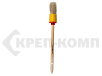 Кисть круглая №6, диаметр 30 мм, пластиковая оправка (1 шт.)