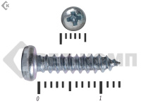 Шуруп с полукруглой головкой DIN7981 2,9х13 (25000шт)