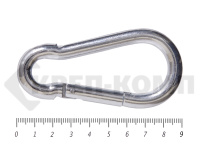 Карабин пожарный цинк DIN 5299 м9 Фасовка (25шт)