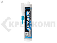 Герметик силиконовый универсальный, Белый JETFIX, 280 ml (1шт)