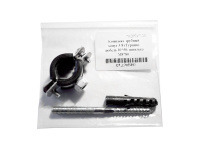 Трубный хомут в упаковке 2 М8, шпилька 8х80/гайка М8/дюбель 10*50 (1уп,)