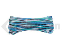 Веревка 6 мм, полипропиленовая вязанная цветная (20 м) 