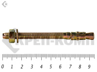 Анкер клиновой 8х 95, желтый цинк (10шт)