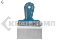 Шпатель 150 мм, фасадный прямой, двухкомпонентная литая рукоятка, нержавеющая сталь 0,6мм, (шт.)