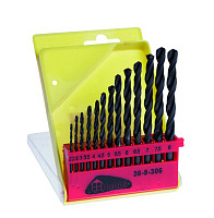 Набор сверл по металлу, 13 предм. 2,0-8,0 мм, шаг через 0,5 мм, пластмассовый короб Hobbi/Remocolor