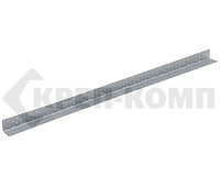 Крепёжный уголок равносторонний KUR 50х50х1500х2.0мм (5шт)