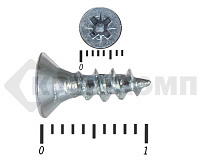 Саморез белый цинк POZY 3х10 (60000шт)